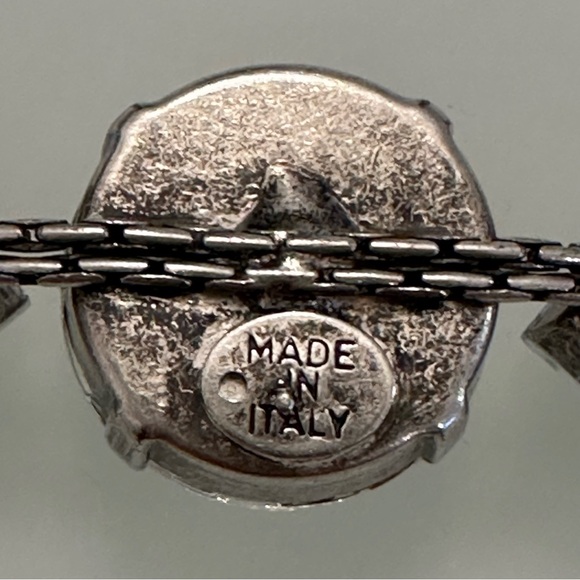 Furla | Vintage | Stunning Crystal Stone & Silver Bracelet - Picture 13 of 16